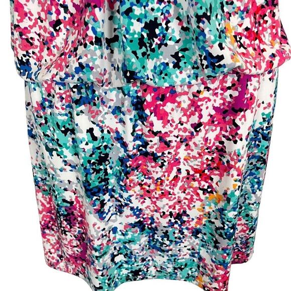 Jessica Simpson Womens Jersey Knit Blouson Above Knee Mini Stretch Dress sz 6 - Picture 5 of 16